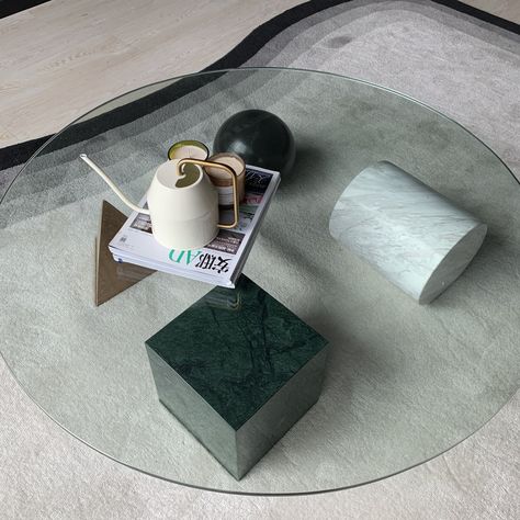 Stone Glass Coffee Table, Green Marble Coffee Table Interior, Coffee Table Marvle, Abstract Coffee Table Glass, Minimal Coffee Table Marble, Mediterranean Luxury, Black Interior Design, Dr House, Glass Top Table