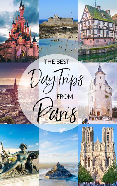 If you’re heading to Paris and have a few extra days, get out of the city for a while and discover what France has to offer outside the city of lights. These ten day trips from Paris are our favorite! #paris #parisdaytrip #travel #wanderlust #wanderlustcrew Day Trips From Paris, Day Trip From Paris, Paris Travel Tips, Paris France Travel, France Travel Guide, City Of Lights, Travel Destinations Bucket Lists, One Day Trip, Backpacking Europe