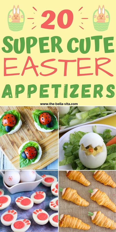 easter appetizers Easter Appetizer Recipes, Easter Appetizer, Easter Appetizers Easy, Easter Fun Food, Appetizers Easy Dips, Easter Food Appetizers, Appetizers For Kids, Easter Appetizers, Breakfast For A Crowd