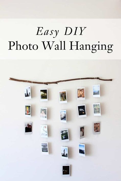 101 Unique Gallery Wall Ideas To Display Your Family Photos Ways To Hang Polaroids On A Wall, How To Hang Polaroids On Wall, Hanging Polaroids, Photo Hanging Ideas, Diy Photo Wall, Photo Wall Hanging, Photo Hanging, Diy Gallery Wall, Gallery Wall Layout