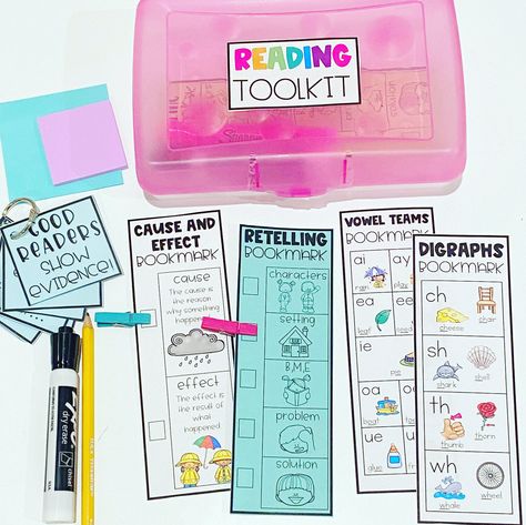 Reading Toolkit, Comprehension Bookmarks, Maths Display, Math Tools, Teaching Special Education, 2nd Grade Teacher, Elementary Ela, 2nd Grade Reading, Primary Students