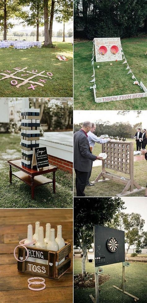 Wedding Games, Wedding Ides, Backyard Wedding Ideas, Wedding Ideas On A Budget, Wedding Activities, Whimsical Wonderland Weddings, Future Wedding Plans, Cute Wedding Ideas, Wedding Ceremony Decorations