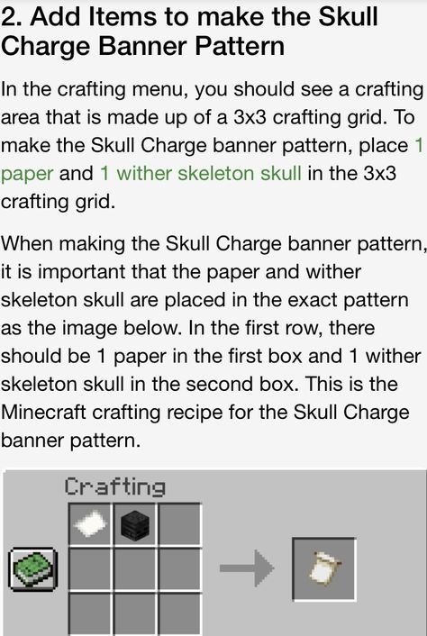 Banner Minecraft Tutorials, Minecraft Skull, Minecraft Id, Minecraft Crafting Recipes, Minecraft Ps4, Minecraft Tutorials, Crafting Recipes, Minecraft Banners, Minecraft Pocket Edition