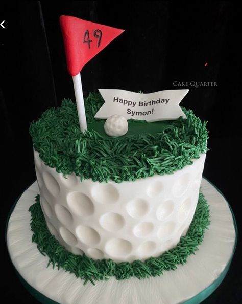 35th Birthday Cakes, Golf Birthday Cakes, Golf Cake, Dad Birthday Cakes, Birthday Cake For Him, Golf Birthday Party, 60th Birthday Cakes, Sport Cakes, Golf Birthday