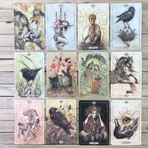 The Tarot's Enigmatic Serenade| #tarot #psychic #love #tarotcards #magic #tarotreadersofinstagram #tarotreader #tarotreading Tarot Decks Beautiful, Dark Tarot Decks, Cool Tarot Decks, Tarot Decks Aesthetic, Pastel Tarot Cards, Illustrated Tarot Cards, Tarot Deck Art, Pretty Tarot Decks, Pretty Tarot Cards