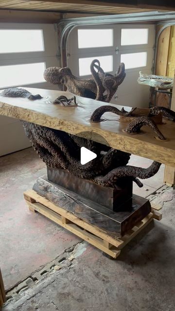 7,475 likes, 153 comments - the._.dow on March 6, 2024: "On a theme I guess, the octopus is sliced and waiting for the glass.. #scottdowart #kraken #octop..." Kraken Sculpture, Kraken Art, Woodworking Art, Chainsaw Carving, The Octopus, Restaurant Interior Design, Ocean Art, Restaurant Interior, Kraken