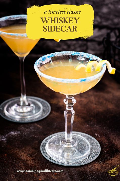 Sidecar Drink, Sidecar Cocktail, Whiskey Brands, Lemon Twist, Austrian Recipes, Food Handling, Crowd Pleasing Recipes, Vanilla Vodka, Whiskey Drinks