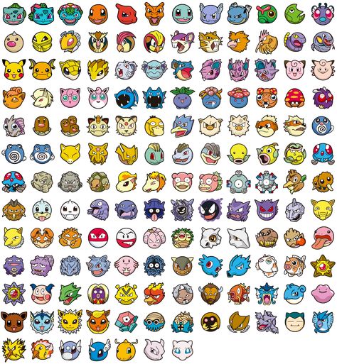 Pokémon Battle Trozei! - 1st Generation Pokemon 1st Generation, Pokemon First Generation, Pokemon Alpha, Pokémon Battle, Pokemon Faces, 150 Pokemon, Custom Pokemon, Gen 1 Pokemon, 151 Pokemon