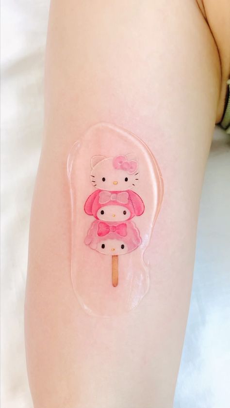 himi | sanrio lovers club🥤... | Instagram Sanrio Lovers Club, Sanrio Tattoos, Dream Piercings, Kawaii Things, Tattoo Inspo, Tattoo On, Tattoos And Piercings, Piercings, Tattoos