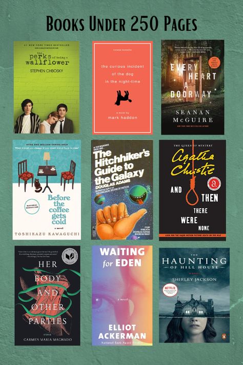 Short Story Books To Read, Good Short Books, Books Under 200 Pages, Short Book Recommendations, Short Novels To Read, Short Books To Read, Books Recs, Reading List Challenge, Good Reads