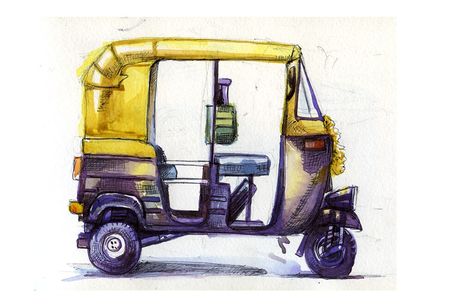 All sizes | The icon - on Bangalore roads | Flickr - Photo Sharing! Vogue Illustrations, Memory Drawing, Auto Rickshaw, Photography Sketchbook, Photography Business Cards Template, Academic Drawing, Bd Art, Bird Drawing, Photography Business Cards