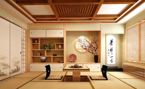 More than organizing our homes, Marie Kondo is transforming our attitude toward material possessions using Shinto beliefs. Zen Interior Design, Japanese Living Rooms, Japan Room, Japanese Living Room, Japan Interior, Japanese Bedroom, Zen Interiors, Tatami Room, Japanese Home Design