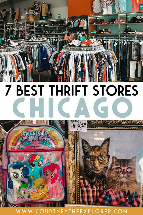 Chicago Aesthetic Outfits, Chicago Places To Visit, Winter Chicago, Best Thrift Stores, Chicago Vacation, Chicago Things To Do, Chicago Aesthetic, Things To Do In Chicago, Chicago Outfit