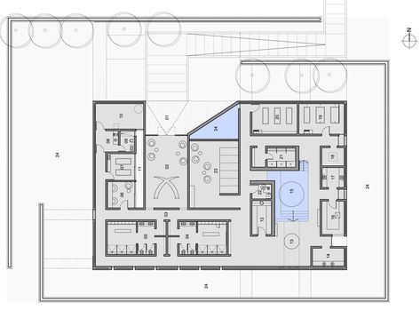 entrecielos hamam and spa by A4 estudio Thermal Spa Architecture, Spa Architecture Design, Spa Floor Plan, Spa Plan, Spa Design Interior, Spa Architecture, Luxury Spa Design, Spa Hammam, Sensory Space