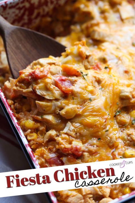 Fiesta Chicken Casserole, Ritz Cracker Chicken Casserole, Teriyaki Chicken Casserole, Recipes Using Cream Cheese, Ritz Cracker Chicken, Quick Vegetarian Dinner, Cracker Chicken, Recipes Using Ground Beef, Baked Teriyaki Chicken