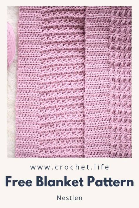 I love this simple free baby blanket crochet pattern with built-in border. It's so simple, but it looks awesome and it'll be an awesome heirloom piece! #crochetbabyblanket #freecrochetbabyblanketpattern Crochet Baby Blanket Beginner, Crochet Baby Blanket Free Pattern, Crochet For Beginners Blanket, Easy Crochet Blanket, Crochet Blanket Pattern, Easy Crochet Baby, Haken Baby, Manta Crochet, Crochet Afghans