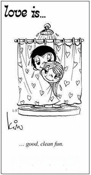 "Love is...good, clean fun" - #loveis #love #good #clean #fun #shower #together #couple #romance #relationship #passion Love Is Quotes, Love Is Cartoon, Love Is Comic, God Things, My Funny Valentine, The Newspaper, The Perfect Guy, Love Is, Love My Husband