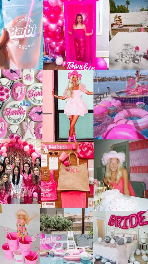 Bach Barbie Theme, Themed Hens Party Ideas, Country Barbie Bachelorette, Hello Barbie Lets Bach Party, Glam Barbie Bachelorette, Party Themes Bachelorette, Barbie Hens Theme, Barbie Themed Hens Party, Barbie Theme Hen Party