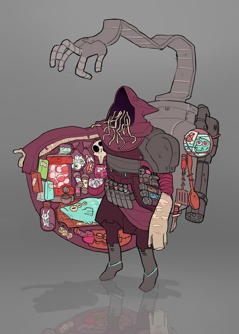 Shopkeeper Character Design, Me And My Friends, My Character, Dnd Art, Robots Concept, Game Character Design, Robot Concept Art, Monster Art, Sci Fi Art