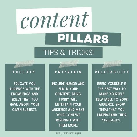 Building Strong Foundations with Content Pillars 🚀📊 Discover the secret to a compelling and cohesive social media strategy! Content pillars are the core themes that define your brand's identity and guide your content creation. 🎯✨ Embrace these pillars to consistently deliver valuable and engaging content that resonates with your audience! #ContentPillars #SocialMediaStrategy #BrandIdentity #EngagingContent Instagram Manager, Content Pillars, Planner Aesthetic, Faceless Marketing, Small Business Growth, Guide To The Galaxy, Social Media Strategy, Branding Tips, Engaging Content