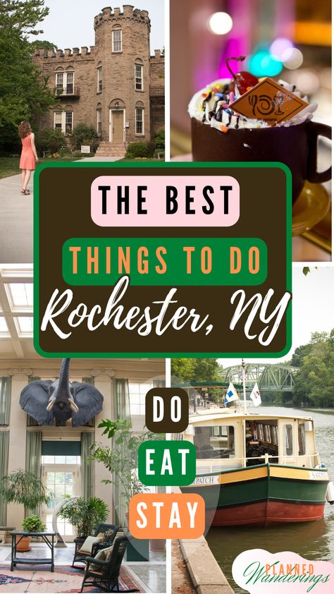 Rochester Ny Food, Things To Do In Rochester Ny, Rochester Ny Aesthetic, New York Day Trip, Anniversary Destinations, Rhinebeck New York, York Things To Do, Finger Lakes Ny, Vacation 2024