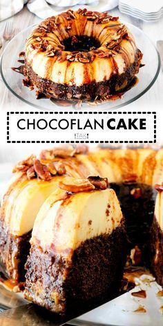 Chocoflan Cake Recipe, Chocoflan Cake, Vanilla Flan, Flavored Cakes, Chocoflan Recipe, Vegetarian Chocolate Cake, Chocolate Flan, Flan Cake, Mexican Desserts