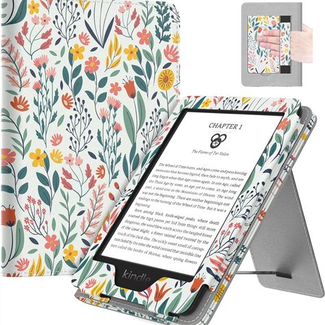 Stunning floral kindle cover. Spring and Summer. Reader. Summer Reading Aromatherapy Accessories, Kindle Paperwhite Case, Crafts Sewing Patterns, Kindle Cover, Aromatherapy Blends, Kindle Case, Kindle Paperwhite, Craft Accessories, E Reader