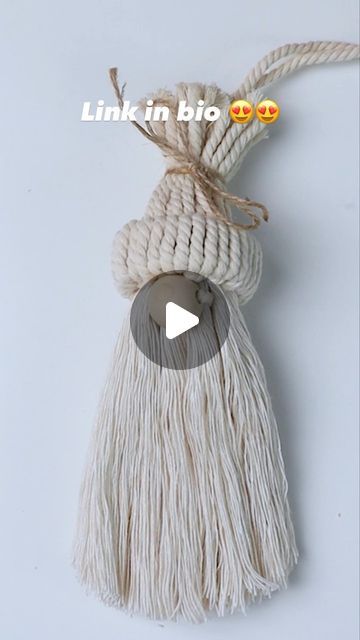 Macrame Gnome Ornament Tutorial, Gnomes Christmas Ornaments, Macrame Santa Gnome Tutorial, Diy Macrame Gnome, Macrame Gnome Ornament Diy, Macrame Gnome Tutorial, Macrame Gnomes Diy, How To Make A Gnome, How To Make Gnomes