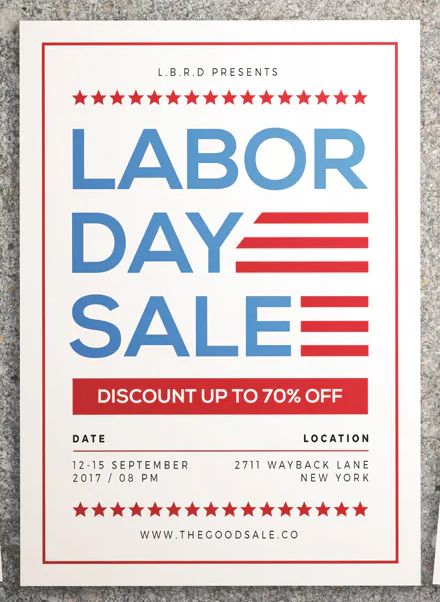 Memorial Day Advertising, Presidents Day Sale Design, Labor Day Sale Email, Offer Ads, Memorial Day Flyer, Store Flyers, Email Inspiration, Email Blast, Menu Inspiration