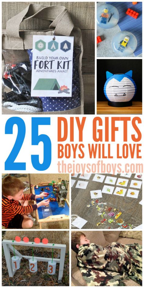 Diy Gifts For Boys, Diy Boy Gifts, Love Gift Ideas, Gift Ideas For Boys, Diy Christmas Gifts For Kids, Toddler Boy Gifts, Boy Diy, Gifts For Teen Boys, Diy Gifts For Kids