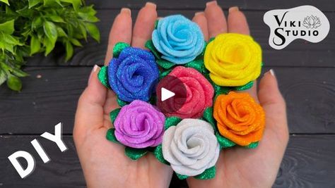 92K views · 1.4K reactions | Amazing Roses from EVA Foam Easy Flowers DIY Tutorial Crafts | Amazing Roses from EVA Foam Easy Flowers DIY Tutorial Crafts

#diy #foamsheetcraftideas #manualidades #craftideas #floresdefomi | By VIKI Studio DIY | Facebook Easy Flowers, Studio Diy, Diy Craft Tutorials, Foam Sheets, Foam Crafts, Eva Foam, Flowers Diy, Craft Tutorials, Crafts Diy