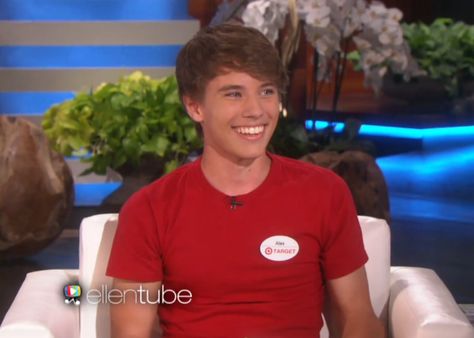 Watch Alex From Target Appear on the Ellen Show Alex From Target, Ellen Show, Surfer Boys, Girls Football Boots, The Ellen Show, Gold Watches, Skateboard Girl, Monkeys Funny, Weird Things