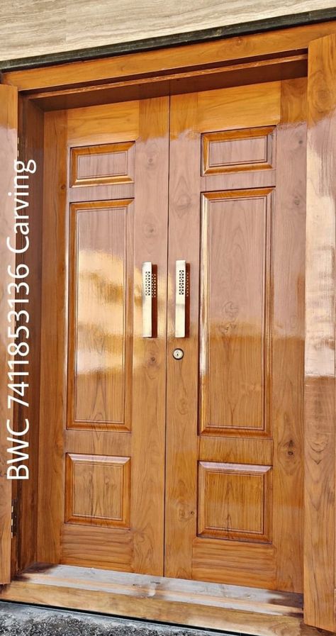 Doors designing ideas Dable Door Design Modern, Dabull Door Design, Sagon Wood Door Design, Dubble Doors Design Wooden, Main Door Carving Design Double Door, Color Interior Doors, Double Door Design Wood Double Door Design Wood Indian, Garage Door Patio, Double Door Design Wood