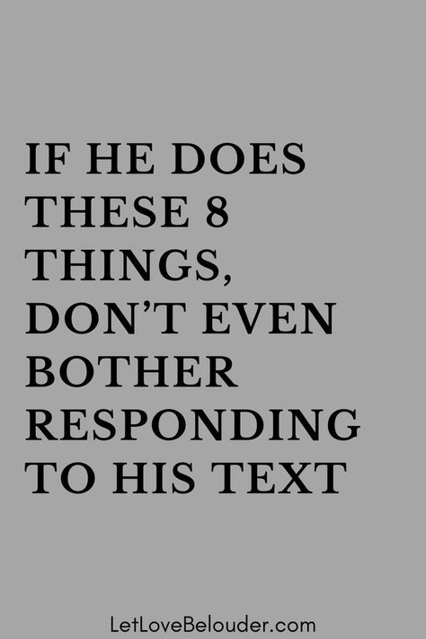 IF HE DOES THESE 8 THINGS, DON’T EVEN BOTHER RESPONDING TO HIS TEXT | Real relationship quotes, Busy people quotes, Gut feeling quotes When Someone Is Too Busy For You Quotes, People Are Never Too Busy, Never To Busy To Text, Not Answering Quotes, To Busy To Text Quotes, When He Is Too Busy For You Quotes, Hes Too Busy For Me Quotes, Dating A Busy Man Quotes, When He's Too Busy For You