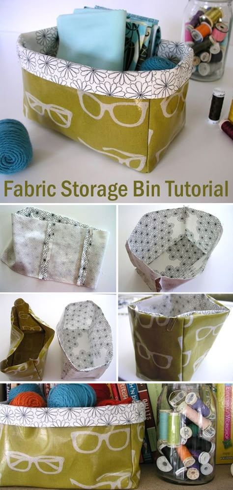 One Hour Basket Free Pattern, How To Make Fabric Baskets, Small Fabric Baskets Free Pattern, Fabric Basket Tutorial Free Pattern, Round Fabric Baskets Diy Free Pattern, Fabric Bins Diy Free Pattern, Fabric Baskets Diy, Fabric Baskets Diy Free Pattern, Sew A Basket