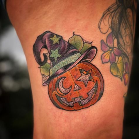 Scarecrow Tattoo, Kentucky Artists, Cute Scarecrow, Nurse Tattoo, Pumpkin Tattoo, Autumn Tattoo, Heather Bailey, Witch Tattoo, Forearm Sleeve Tattoos