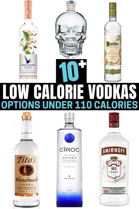 10+ Low Calorie Vodka Options (Under 70 Calories Each) Low Cal Vodka Drinks, Low Cal Alcoholic Drinks, Vodka Press, Alcoholic Drinks Vodka, Vodka Sprite, Low Calorie Alcoholic Drinks, Effen Vodka, Diet Sprite, Polish Vodka