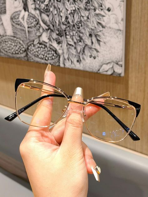 Lens Frames For Women, Cat Frame Glasses, Cat Eye Spectacles Women, Metal Frame Glasses Women, Specs Frames Women, Clear Glasses Frames Women, Glasses Frames Trendy, Classy Glasses, Fancy Glasses