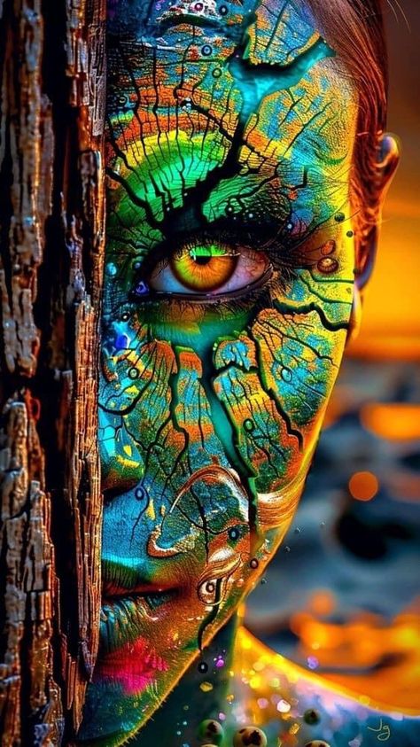 Surreal Art Beautiful, Trippy Decor, Fantasy Surrealism, Portrait Realistic, Regard Animal, Gothic Wall Decor, Eyeball Art, L Wallpaper, Trippy Designs