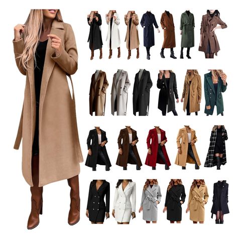 PRICES MAY VARY. women's coat winter coat with fur hood for women warm winter coat black zip up jacket black womens winter coat wool trench coats for women long faux fur coat women fuzzy fleece jacket women fuzzy winter coats for women women trench coat fleece pea coat for women coat for women women fall jacket fall womens trench coat long flannel shirt women plus size fall clothes for women womens plus size winter coats 4x plaid coat women fur winter coats for women casual lapel double breasted Winter Clothing Ideas, Cabin Outfit, Plaid Coat Women, Long Flannel, Autumn Jacket Women, Womens Faux Fur Coat, Long Faux Fur Coat, Winter Fur Coats, Fur Hood Coat