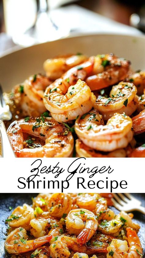 This ginger garlic shrimp recipe is a zesty combination of shrimp, ginger, and fresh garlic! It’s a simple and speedy dish with a bold, tangy flavor profile that pairs wonderfully with rice or veggies. Perfect for when you need a flavorful meal in a flash! Ginger Shrimp, Shrimp With Garlic, Asian Shrimp, Frozen Shrimp, Shrimp Recipes Easy, Large Shrimp, Ginger Recipes, Honey Lime, Shrimp Recipe