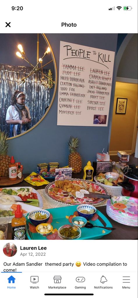 Adam Sandler Bachelorette, Adam Sandler Themed Party Decorations, Adam Sandler Party Decorations, Billy Madison Theme Party, Adam Sandler Party Ideas, Adam Sandler Party Food, Adam Sandler Birthday Cake, Adam Sandler Birthday Party, Adam Sandler Cake