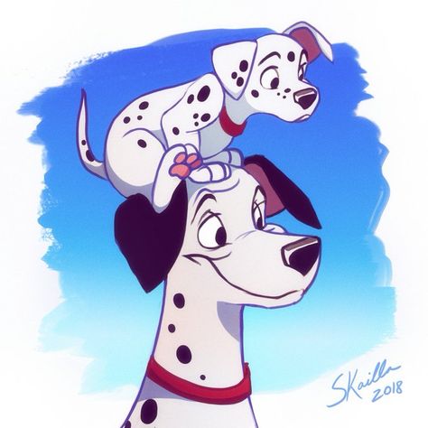 Tweets with replies by Raquel Simoso (@Skailla) / Twitter Learning Art, 101 Dalmations, Disney Fanart, Disney 101 Dalmatians, Disney Nursery, Mickey Mouse Art, Emo Wallpaper, Disney Dogs, Disney Images