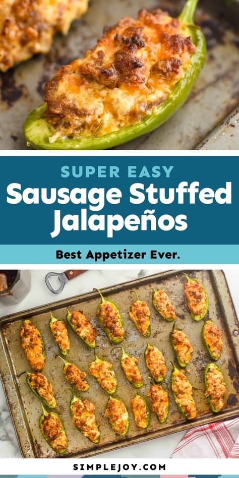 Sausage Stuff Jalapenos, Stuffed Jalapeno Peppers Healthy, Jalapeño Stuffed Sausage, Italian Sausage Stuffed Jalapenos, Stuff Jalapeno Peppers With Sausage, Stuffed Jalapenos Recipe, Jalapeno Stuffed Peppers, Jalepeno Poppers Sausage, Jalapeno Pepper Sauce