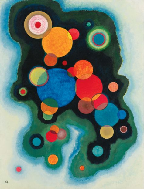 Vertiefte Regung - Deepened Impulse, 1928 by Wassily Kandinsky Kandinsky Art, Istoria Artei, Art Ancien, Oil Painting Reproductions, Painting Reproductions, Wassily Kandinsky, Abstract Expressionist, Abstract Oil, Art Abstrait