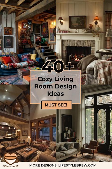 Dreamy Cozy Living Room Ideas for Your Home Sanctuary Cabin Interiors Living Room, Living Room Cozy Warm, Cozy Cabin Living Room, Southwestern Living Room, Cozy Living Room Warm, Hygge Living Room, Cozy Living Room Ideas, Snug Room, Cozy Living Room Design