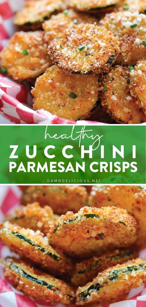 Parmesan Zucchini Bites, Breaded Zucchini, Zucchini Parmesan Crisps, Fried Zucchini Recipes, Parmesan Crusted Zucchini, Healthy Snack Recipe, Zucchini Crisps, Zucchini Parmesan, Zucchini Side Dishes