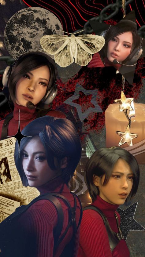 #residentevil #residentevil4 #adawong Ada Wong Wallpaper, Evil Background, Ada Resident Evil, Phone Wallpapers Vintage, Special Wallpaper, Emo Aesthetic, Naruto Oc Characters, Ada Wong, Cute Kawaii Drawings