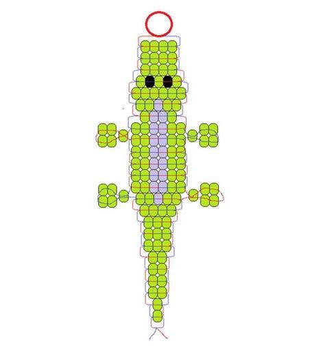 Pony Bead Alligator, Pony Bead Dragon Pattern, Beaded Alligator, Beaded Crocodile, Dinosaur Pony Bead Pattern, Pony Bead Snake Pattern, Pony Bead Dragon, Animal Pony Bead Patterns, 90s Beaded Animals