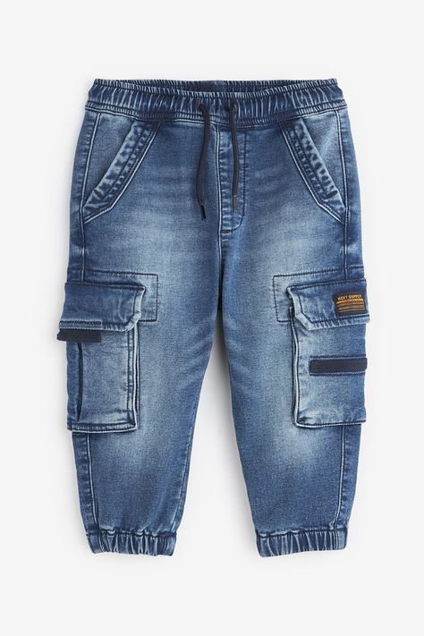 Kids Jeans Boys, Celana Kargo, Baby Boy Pants, Children Wear, Celana Jeans, Denim Cargo Pants, Jeans Collection, Boys Denim, Knit Denim